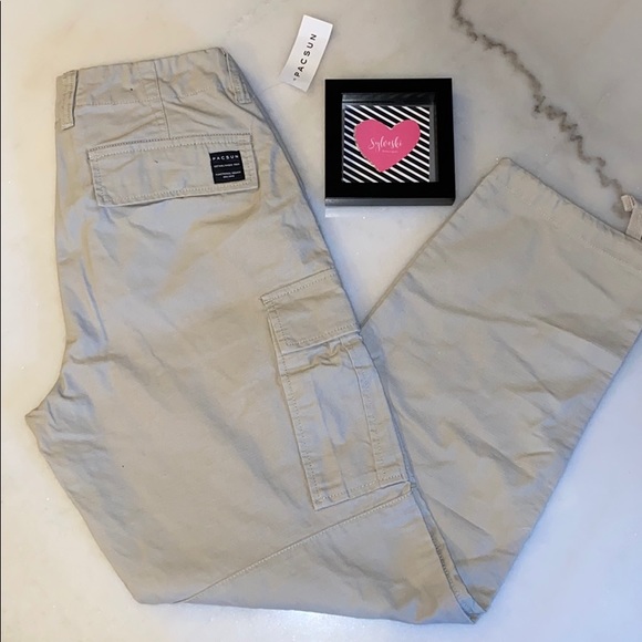 PacSun Pants Pacsun Khaki Baggy Cargo Pants Nwt Poshmark